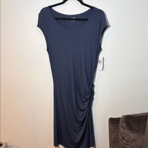 Three Dots Elegant Navy Blue Dress - XL